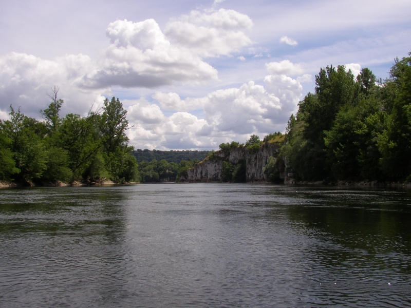 La Dordogne vers Gluges