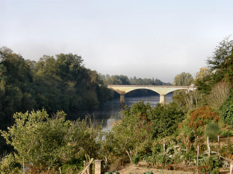 La Dordogne à Mouleydier