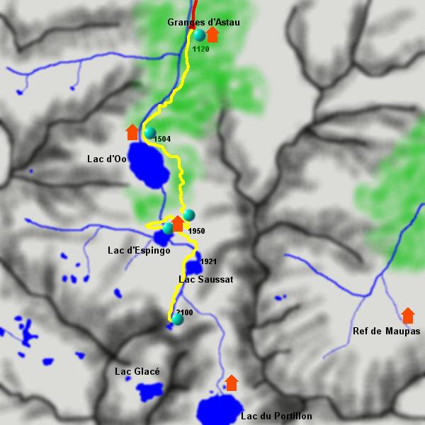 carte du parcours